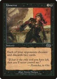 Unnerve - Urza's Saga - Magic: The Gathering card