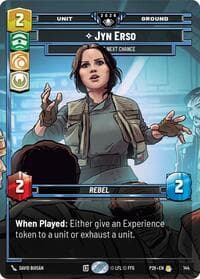 Jyn Erso - Take the Next Chance (Prize Wall) - Galactic Championship 2026 - Star Wars: Unlimited card