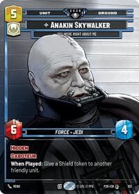Anakin Skywalker - You Were Right About Me (Prize Wall) - Galactic Championship 2026 - Star Wars: Unlimited card