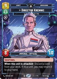 Director Krennic - I Lose Nothing But Time (Prize Wall) (Foil) - Galactic Championship 2026 - Star Wars: Unlimited card