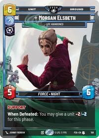 Morgan Elsbeth - Life Abandoned - Galactic Championship 2026 - Star Wars: Unlimited card