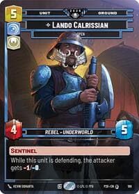 Lando Calrissian - Eyes Open - Galactic Championship 2026 - Star Wars: Unlimited card