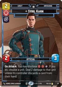Syril Karn - Where Is He? - Galactic Championship 2026 - Star Wars: Unlimited card