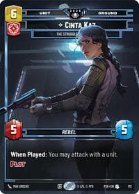 Cinta Kaz - The Struggle Comes First - Galactic Championship 2026 - Star Wars: Unlimited card