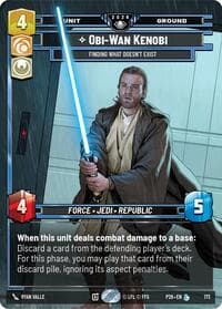Obi-Wan Kenobi - Finding What Doesn't Exist - Galactic Championship 2026 - Star Wars: Unlimited card