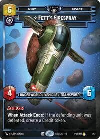 Fett's Firespray - In Pursuit - Galactic Championship 2026 - Star Wars: Unlimited card
