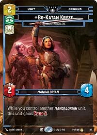 Bo-Katan Kryze - For All of Mandalore - Galactic Championship 2026 - Star Wars: Unlimited card