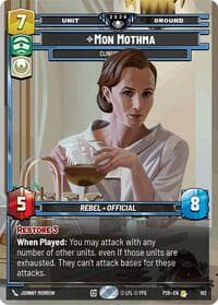 Mon Mothma - Clinging to Hope - Galactic Championship 2026 - Star Wars: Unlimited card