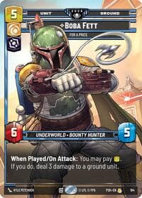 Boba Fett - For a Price - Galactic Championship 2026 - Star Wars: Unlimited card