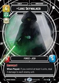 Luke Skywalker - Answering the Call - Galactic Championship 2026 - Star Wars: Unlimited card