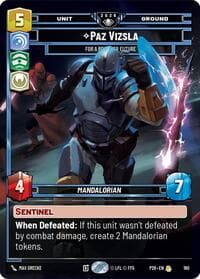 Paz Vizsla - For a Brighter Future - Galactic Championship 2026 - Star Wars: Unlimited card