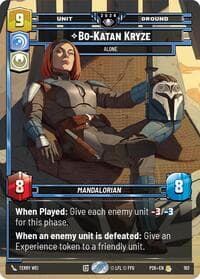 Bo-Katan Kryze - Alone - Galactic Championship 2026 - Star Wars: Unlimited card