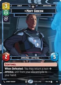 Moff Gideon - Remnant Commander (Top 64) - Galactic Championship 2026 - Star Wars: Unlimited card