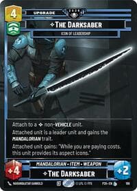 The Darksaber - Icon of Leadership - Galactic Championship 2026 - Star Wars: Unlimited card