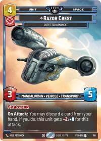 Razor Crest - Outfitted Armament - Galactic Championship 2026 - Star Wars: Unlimited card