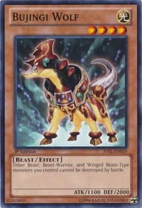 Bujingi Wolf - Judgment of the Light - YuGiOh card