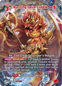 Burning Spice Cookie (WCS) - Promotion Cards - CookieRun: Braverse TCG card