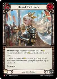 Honed for Honor - Mastery Pack Warrior - Flesh and Blood TCG card