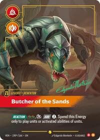 Renekton, Butcher of the Sands (Signature) - Vendetta - Riftbound: League of Legends Trading Card Game card