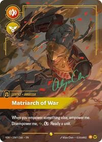 Ambessa, Matriarch of War (Signature) - Vendetta - Riftbound: League of Legends Trading Card Game card