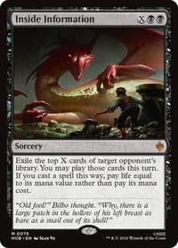 Inside Information - The Hobbit - Magic: The Gathering card