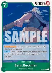 Benn.Beckman - The World's Strongest Warriors - One Piece Card Game card