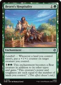Beorn's Hospitality - The Hobbit - Magic: The Gathering card