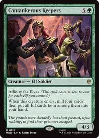Cantankerous Keepers - The Hobbit - Magic: The Gathering card