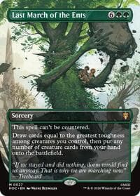 Last March of the Ents (Borderless) - The Hobbit: Eternal-Legal - Magic: The Gathering card