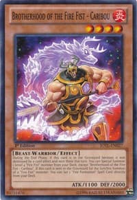 Brotherhood of the Fire Fist - Caribou - Judgment of the Light - YuGiOh card