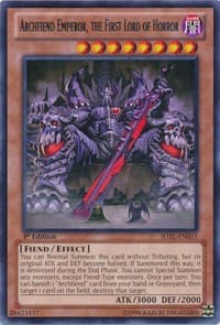 Archfiend Emperor, the First Lord of Horror - Judgment of the Light - YuGiOh card