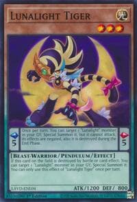 Lunalight Tiger - Legendary Arc-V Decks - YuGiOh card