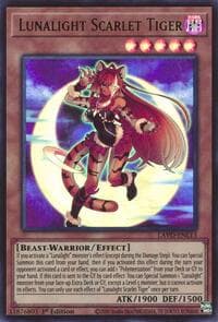Lunalight Scarlet Tiger - Legendary Arc-V Decks - YuGiOh card