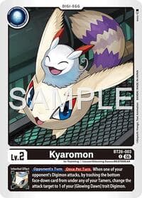 Kyaromon - Timeless Bonds - Digimon Card Game card