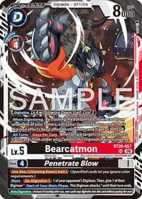 Bearcatmon // Penetrate Blow - Timeless Bonds - Digimon Card Game card