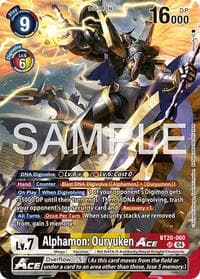 Alphamon: Ouryuken ACE - Limited Card Pack -Final Crest- - Digimon Card Game card