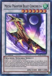 Mecha Phantom Beast Concoruda - Judgment of the Light - YuGiOh card