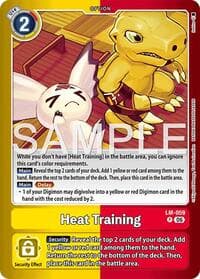 Heat Training - Limited Card Pack -Final Crest- - Digimon Card Game card