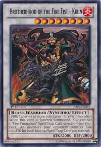 Brotherhood of the Fire Fist - Kirin - Judgment of the Light - YuGiOh card