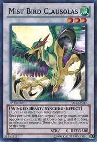 Mist Bird Clausolas - Judgment of the Light - YuGiOh card