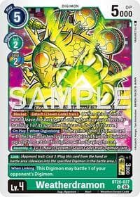 Weatherdramon - Timeless Bonds - Digimon Card Game card