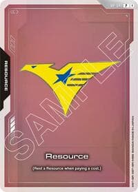 Resource (RP-047) (EVX07 Resource Set) - Promotional Resource Tokens - Gundam Card Game card