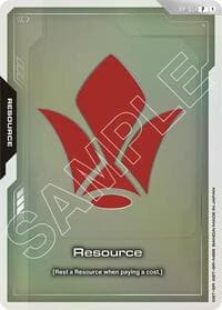 Resource (RP-051) (EVX07 Resource Set) - Promotional Resource Tokens - Gundam Card Game card