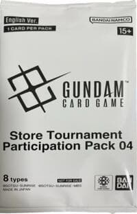 Store Tournament Participation Pack 04 - Gundam Promotional Cards - Gundam Card Game card