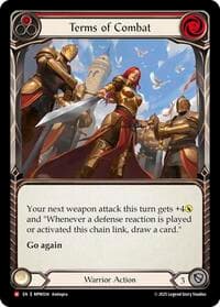 Terms of Combat - Mastery Pack Warrior - Flesh and Blood TCG card