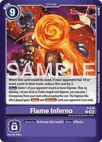 Flame Inferno - Limited Card Pack -Final Crest- - Digimon Card Game card