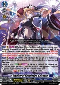 Inquirer of Knowledge, Selseera - DZ-SS15: The Legendary Vanguards - Cardfight Vanguard card