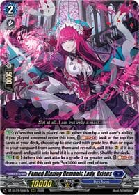 Famed Blazing Demonic Lady, Oriens - DZ-SS15: The Legendary Vanguards - Cardfight Vanguard card