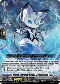 White Jeweled Beast, Synthetica - DZ-SS15: The Legendary Vanguards - Cardfight Vanguard card