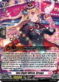 One Night Witch, Strega - DZ-SS15: The Legendary Vanguards - Cardfight Vanguard card